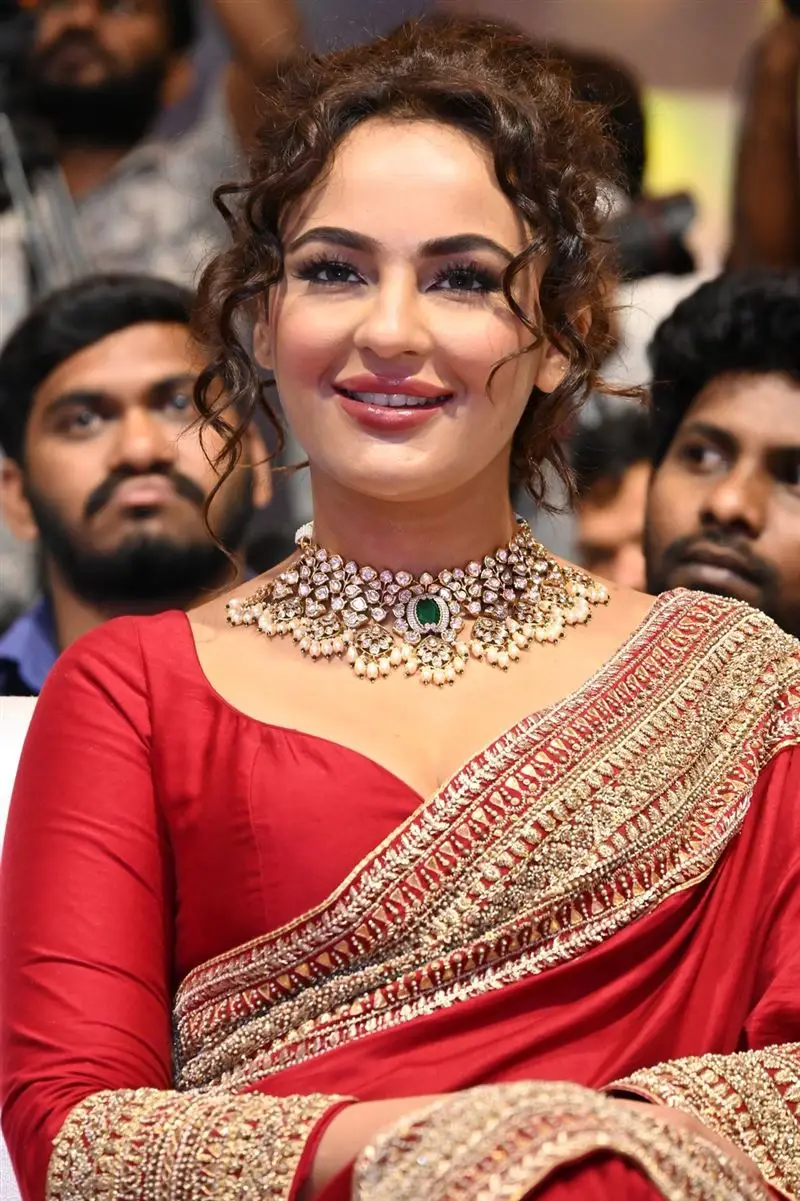 TELUGU ACTRESS SEERAT KAPOOR RED SAREE AT MANAMEY MOVIE RELEASE EVENT 14